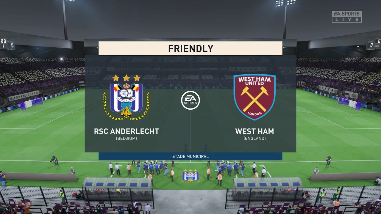 FIFA 23, RSC Anderlecht vs West Ham - Friendly