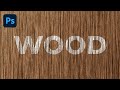 How to Make Realistic Wood Texture in Photoshop | Blend Effect Photoshop Tutorial