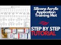 Americanails Step-By-Step Instructional Video |  Acrylic Application Training Mat