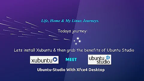 Xubuntu 22.04 "Jammy Jellyfish" Released April 2022  Install Ubuntu-Studio Software For Your Studio