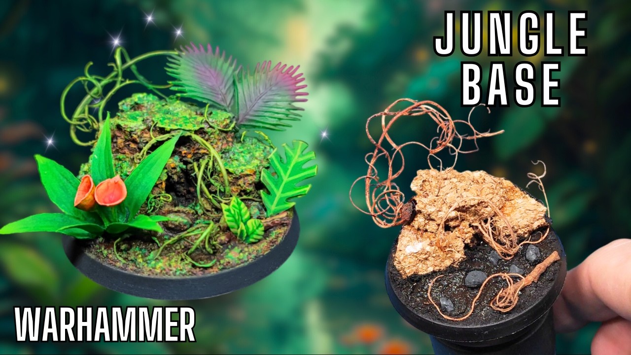 Comment Créer une Base Jungle pour Figurine Warhammer (Tuto Simple & Rapide)