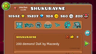 200 Demons! DaK by Mazzedy (off recording again)