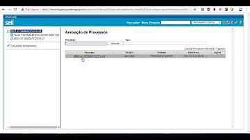 Como juntar processos no sei?