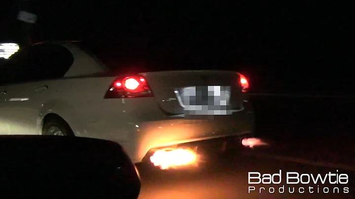 700hp Procharged G8 vs 650hp Twin Turbo 5.0