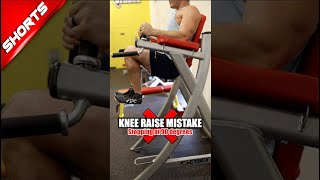 ❌ Knee Raise Mistake For ABS | STOP DOING THIS! screenshot 4