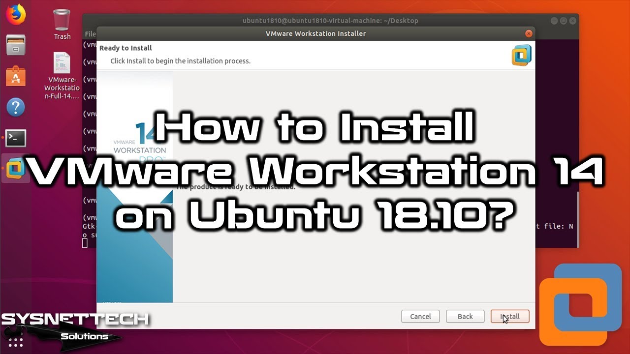 ubuntu 14.04 vmware workstation 10