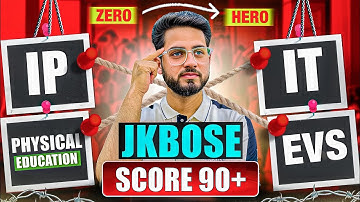 💯 LAST-Days Effective STRATEGY for ADDITIONAL SUBJECTS | 12th & 11th | JKBOSE | UYP