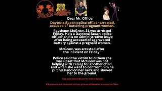 Daytona Beach Cop Arrested for Allegedly Beating a Pregnant Woman. fypシshorts subscriber viral
