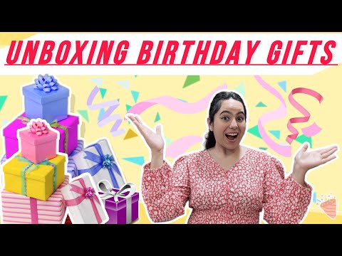 Unboxing Birthday Gifts🥳🎁🤩 |Sonu Anadkat|