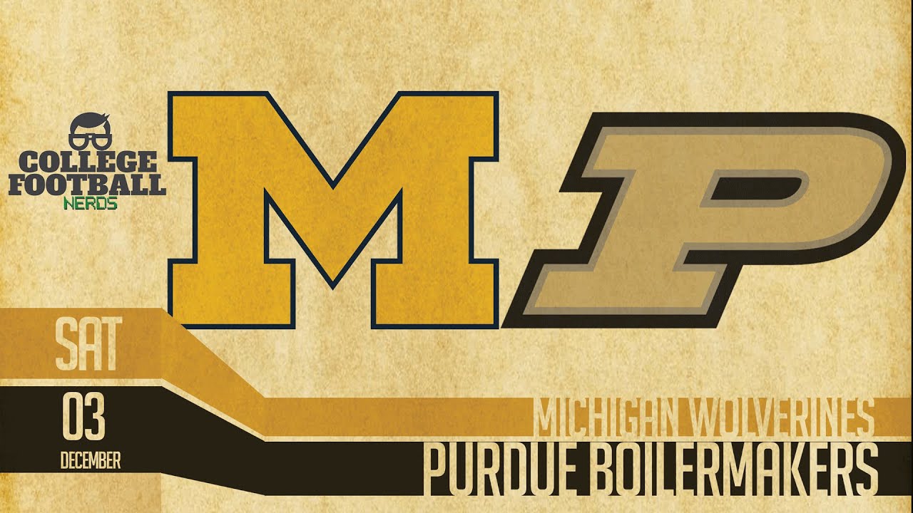 Michigan vs Purdue Big Ten Conference Championship Preview