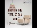 We're Hiring