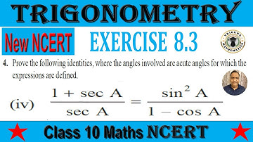 Exercise 8.3 Q.4 (iv) | Chapter 8 Introduction To Trigonometry | Trigonometry | Ncert Maths Class 10