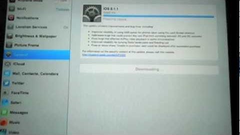 How to update your Apple iPad from iOS 5 over WiFi (over-the-air)
