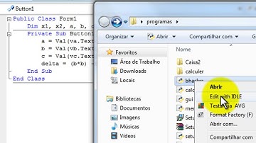 Tutorial Visual Basic - Criar Programa, Compilar e Criar Estalador (Calculadora de Bhaskara)