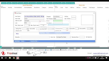 Managing Items / Stock | Fraxinus Books ERP User Guide - Part 4