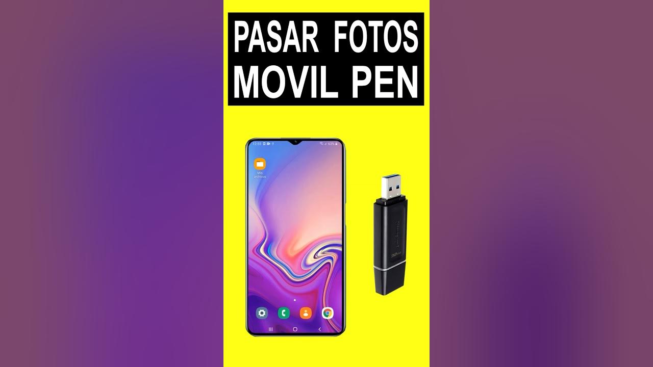 Cómo pasar fotos de un móvil a un pendrive