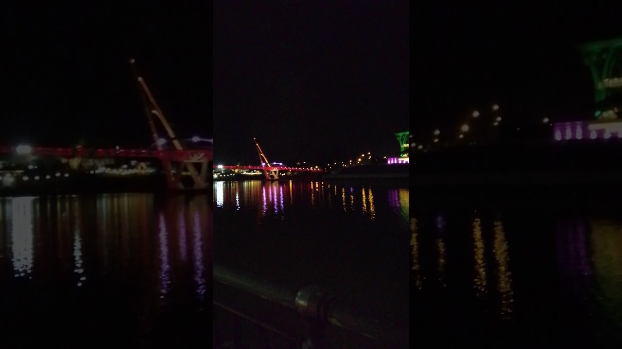 Waterfront Night View Kuching, Sarawak - YouTube