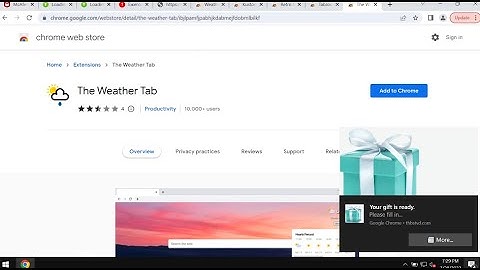 The Weather Tab browser-hijacking extension removal.
