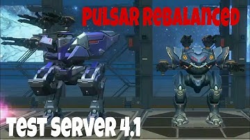 New Weapon PULSAR Rebalanced - War Robots Test Server [4.1]