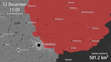 Russian Invasion of Ukraine: Hulyaipole Offensive - Every Day [MAY 1 - DEC 12 2025]