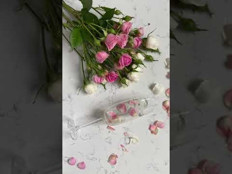Video Of Roses And Champagne Glass 