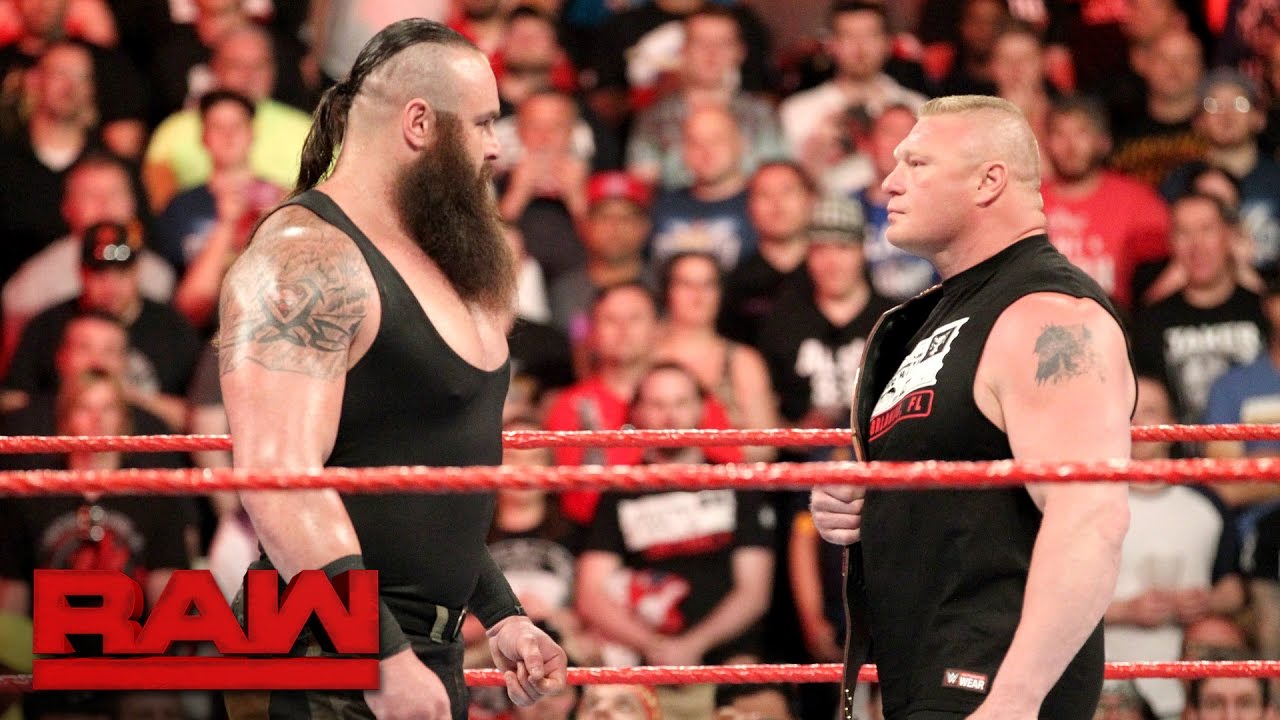 Braun Strowman Puts Brock Lesnar On Notice Raw April 3 2017