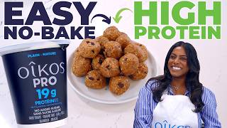 Oikos Pro Protein Balls (No Bake Recipe)