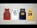 Handmade Basketball Jersey Wall Decor // Scroll Saw Signs