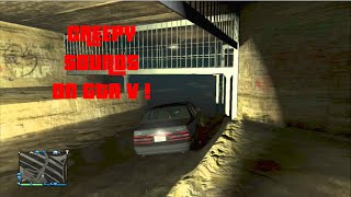 GTA V - CREEPY SOUND IN THE SEWER! MONSTER OR MORS CODE!?