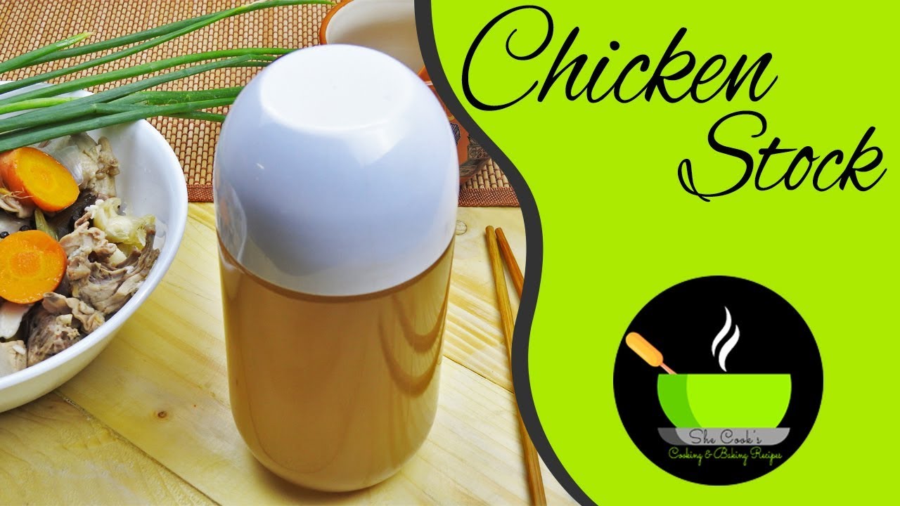 Chicken Stock | How to Make Chicken Stock | Basic Chicken Stock Recipe | Homemade Chicken Broth | She Cooks