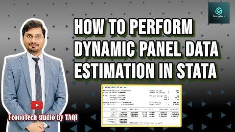 How to Perform Dynamic Panel Data Estimation in Stata. A step by step guide