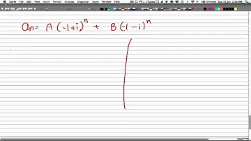 Discrete Math 2 -Tutorial 27 -Complex Root Recurr Relation 1