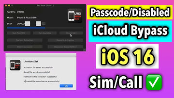 Passcode/Disable iOS 16 iCloud Bypass iPro Ramdisk SIM/Network Work