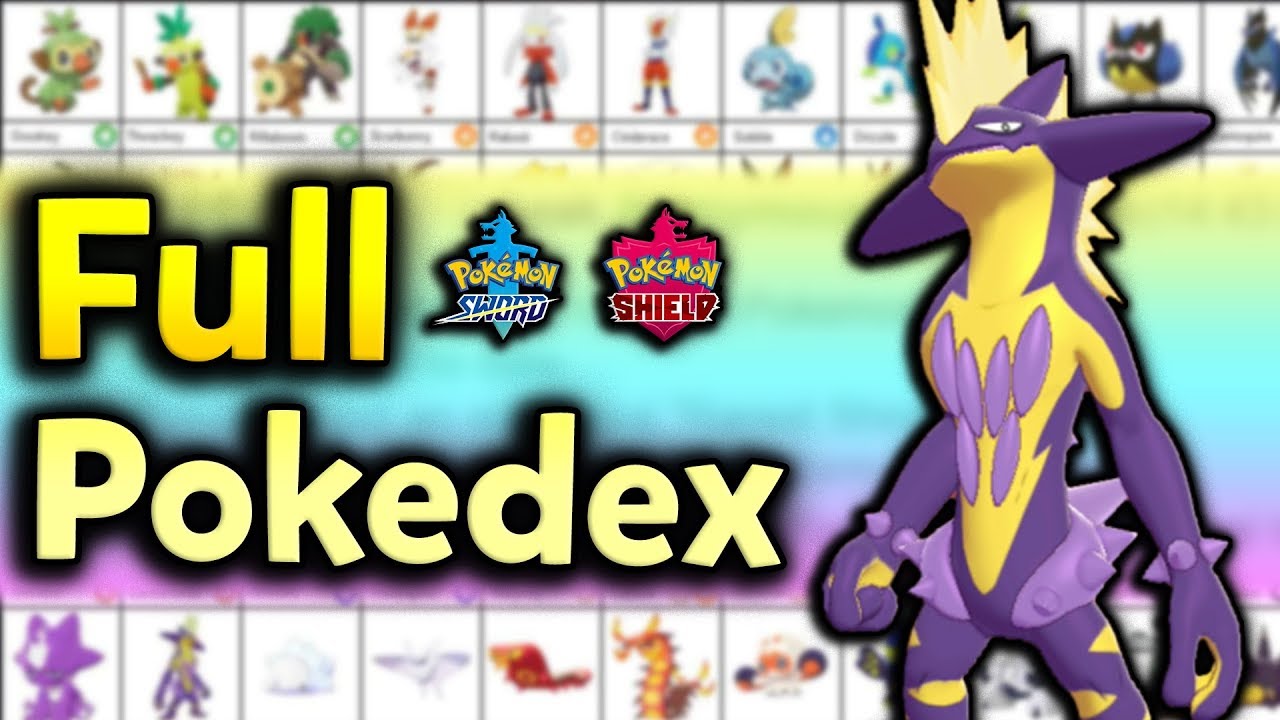 Pokedex Pokemon shield