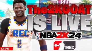 NBA 2K24 LIVE REC GAMEPLAY ON A 6'8 DEMIGOD PG BUILD | BEST POINT GUARD BUILD ON NBA 2K24