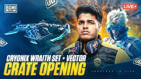 1,00,000 CRYONIX SET + VECTOR OPENING | JONATHAN IS BACK!! | BGMI! | DAY 2
