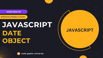 How to Create Date Using Date Constructor  in JavaScript? 🚀 | Web Development Tutorial #101