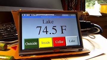 Raspberry pi with DS18B20