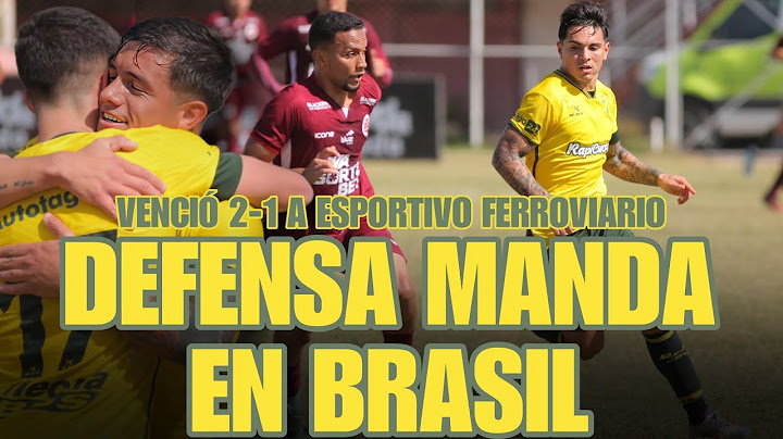 DEFENSE WINS AGAIN IN BRAZIL | Ferroviario 1 - Defensa y Justicia 2