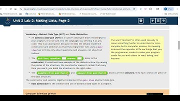Constructors and Selectors
