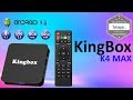 Kingbox k4 max  android tv box  4gb ram 64gb stockage  android 9  unboxing