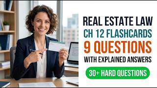 Mastering Real Estate Law Chapter 12: Essential Practice Questions for Exam Success