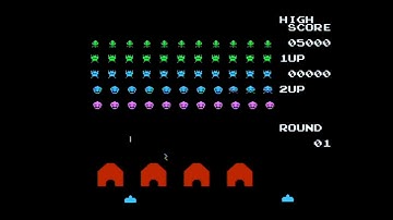 【FC実機】スペースインベーダー®️ スペースインベーダー  パートⅡ【実況なし/ファミコン/720p/60fps/4:3/FAMILYCOMPUTER/NES/実機プレイ/レトロゲーム】