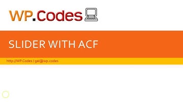 WordPress: Make a slider using ACF intro (Part 0)