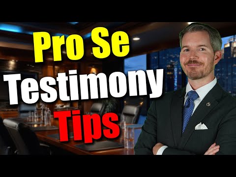 Why Judges Stop Listening When You Testify | Pro Se Courtroom Mistakes