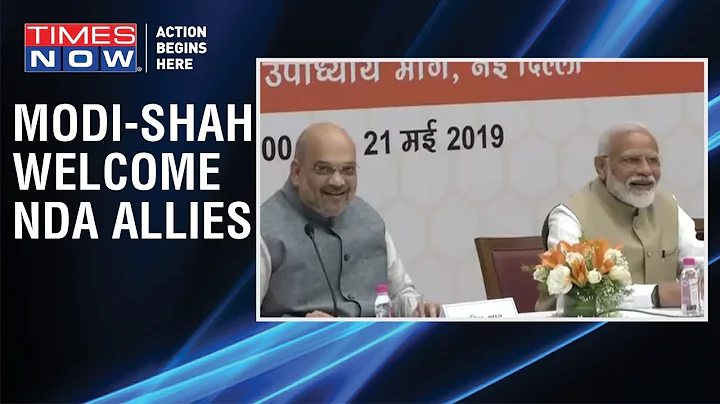 PM Narendra Modi and BJP Chief Amit Shah attend BJP's cabinet meeting in Delhi