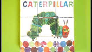 The Very Hungry Caterpillar Cube puzzle はらぺこあおむし 知育 キューブパズル