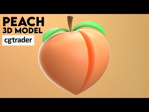 Peach 3D Model - CG Trader