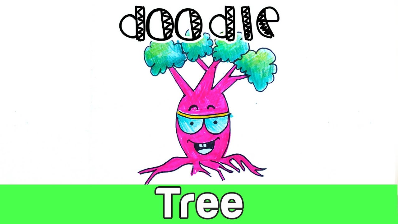 Doodle Art Tree Learn Doodling For Beginners And Kids YouTube