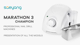 Saeyang Marathon 3 Champion nail drill machine presentation